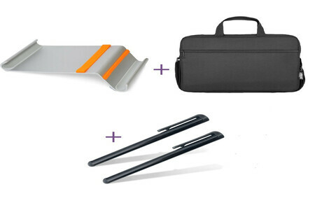 Pack Support Alu + Sacoche + Stylets